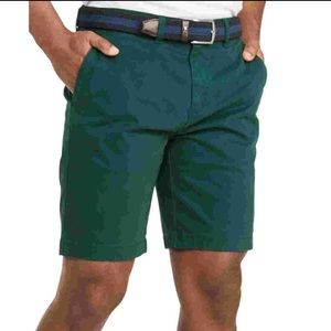 New Tommy Hilfiger THFlex Men’s 9” Shorts, Green, 30W